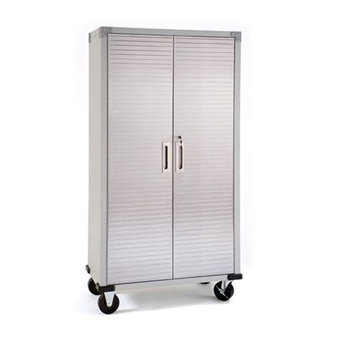 ultrahd tall storage cabinet stainless steel by ultrahd|ultra hd cabinets lowe's.